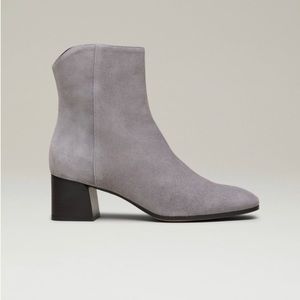 MGEMI CORSO CONCAVO GREY SUEDE BOOTIE SZ 8.5